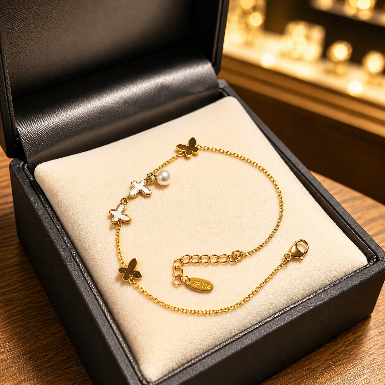 Aurora Clover Anklet