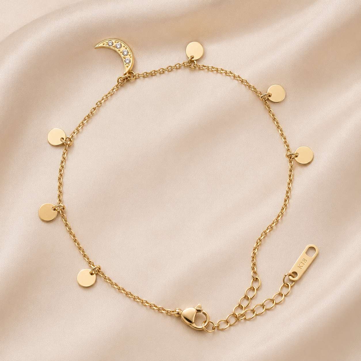 Luna Charm Anklet
