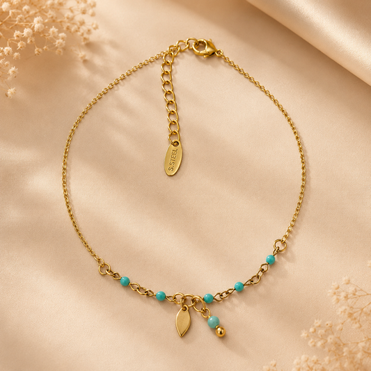 Azure Charm Anklet