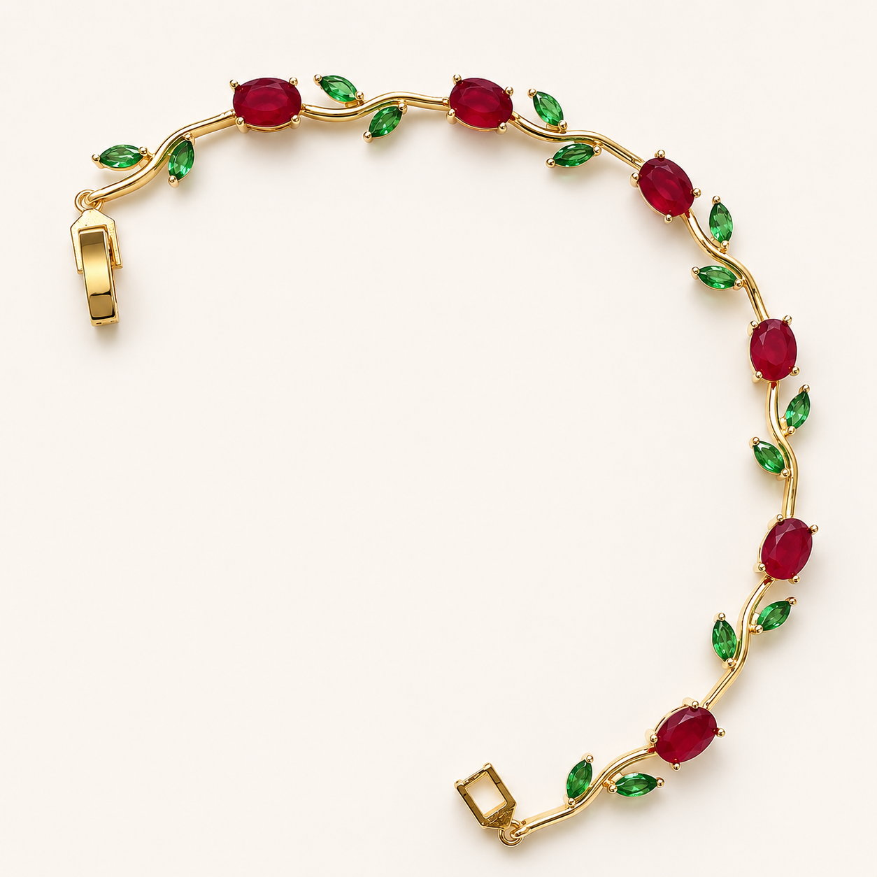 Rose Blossom Crystal Bracelet
