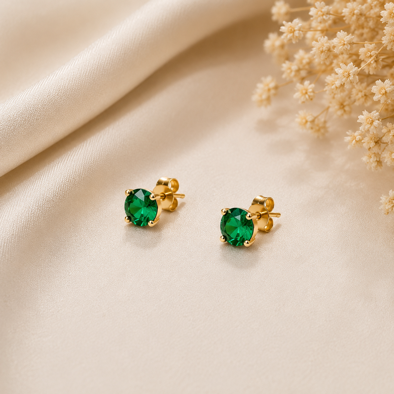 Aurielle Crystal Stud Earrings