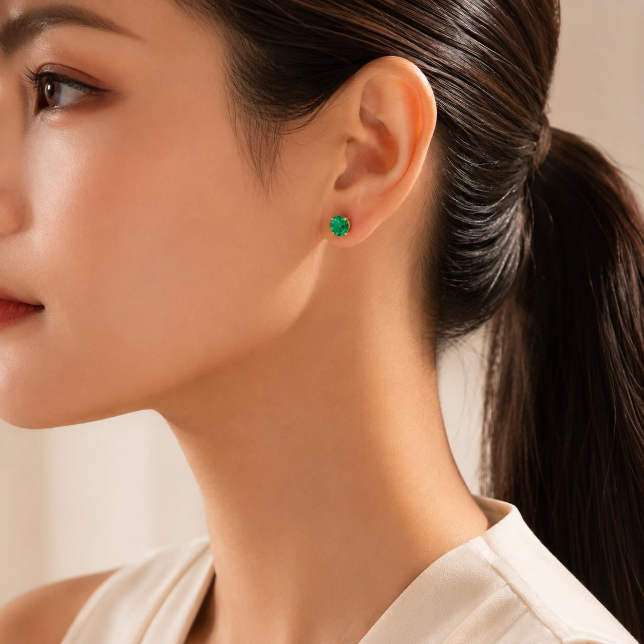 Aurielle Crystal Stud Earrings
