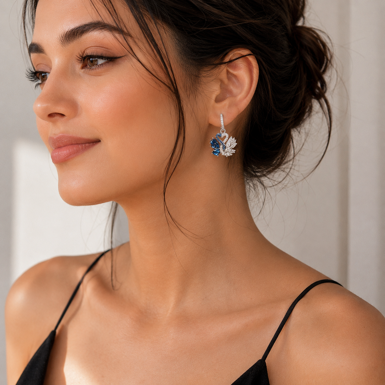 Azure Swan Royale Earrings