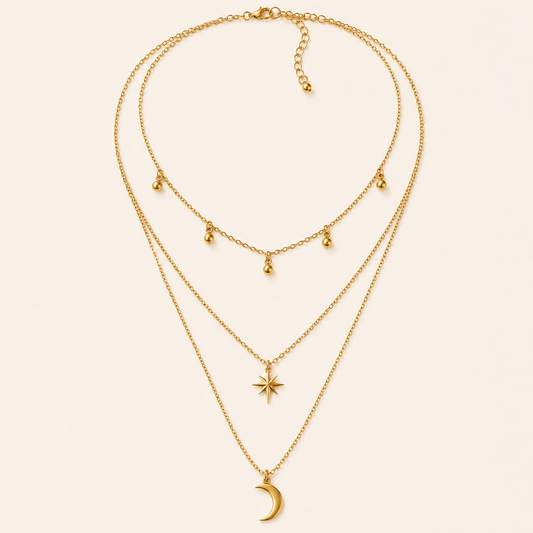 Luna Celeste Layered Necklace