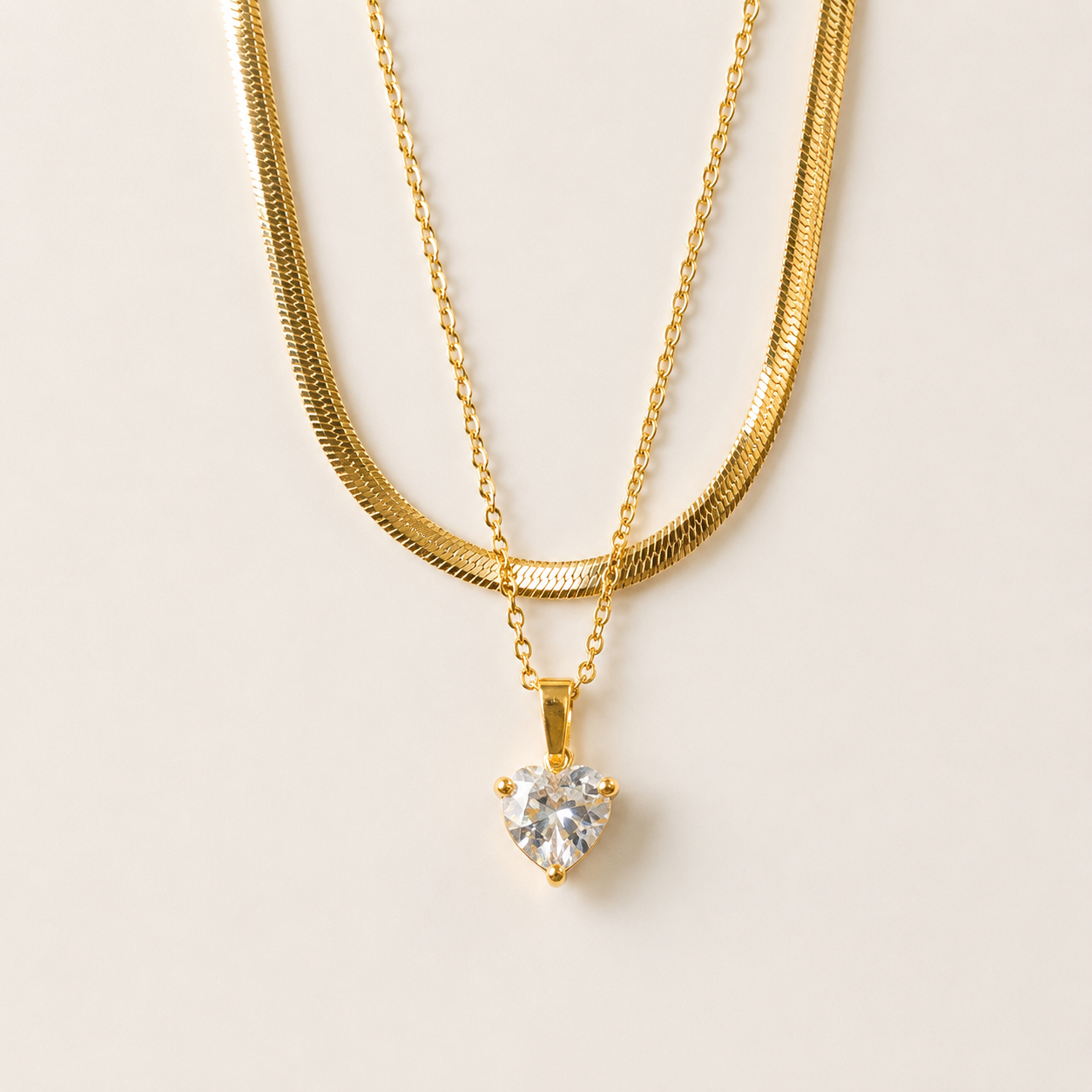 Heavena Gem Heart Radiance Necklace