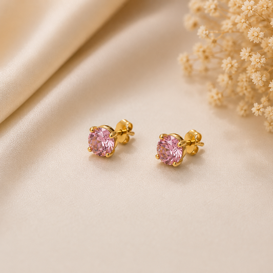 Aurielle Crystal Stud Earrings