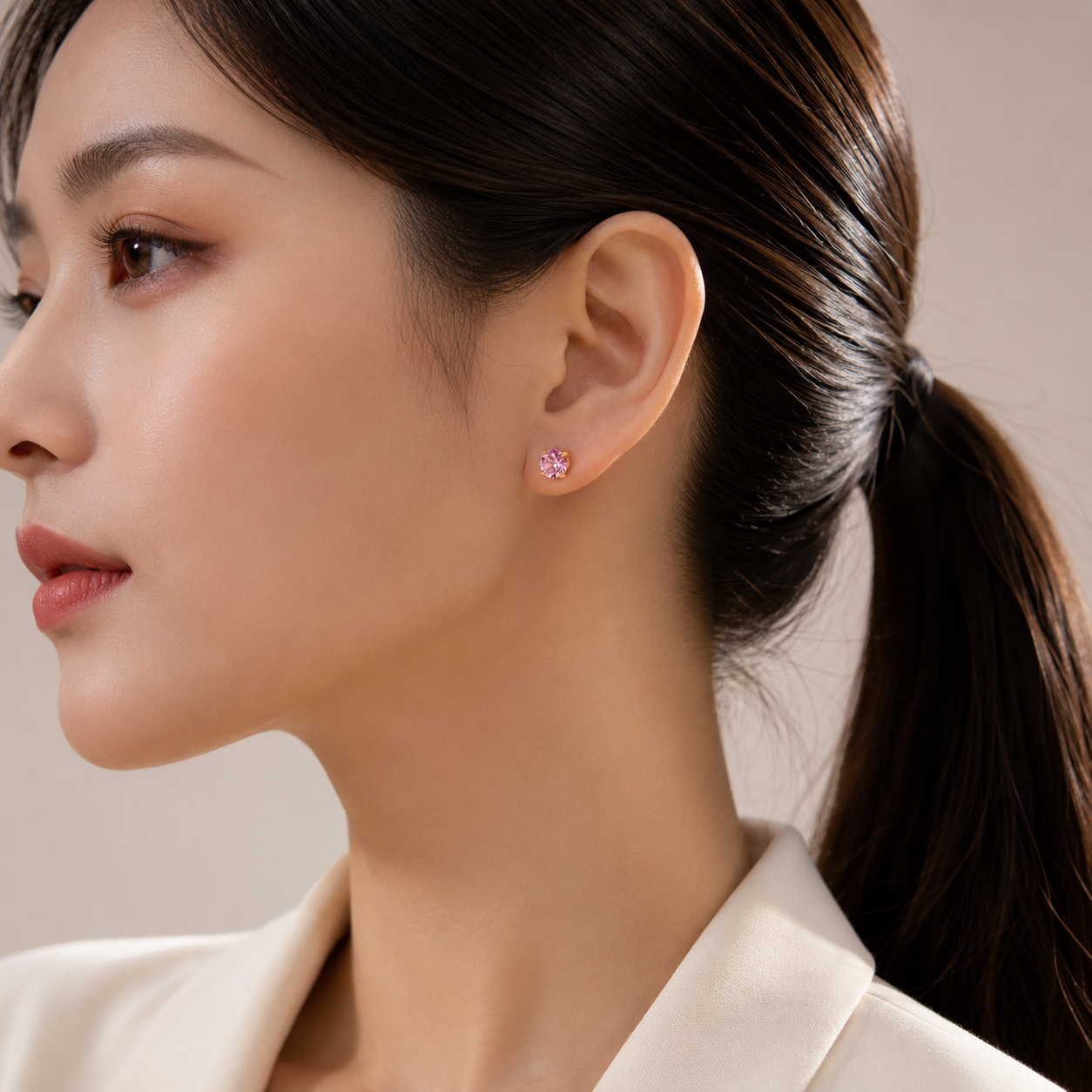 Aurielle Crystal Stud Earrings
