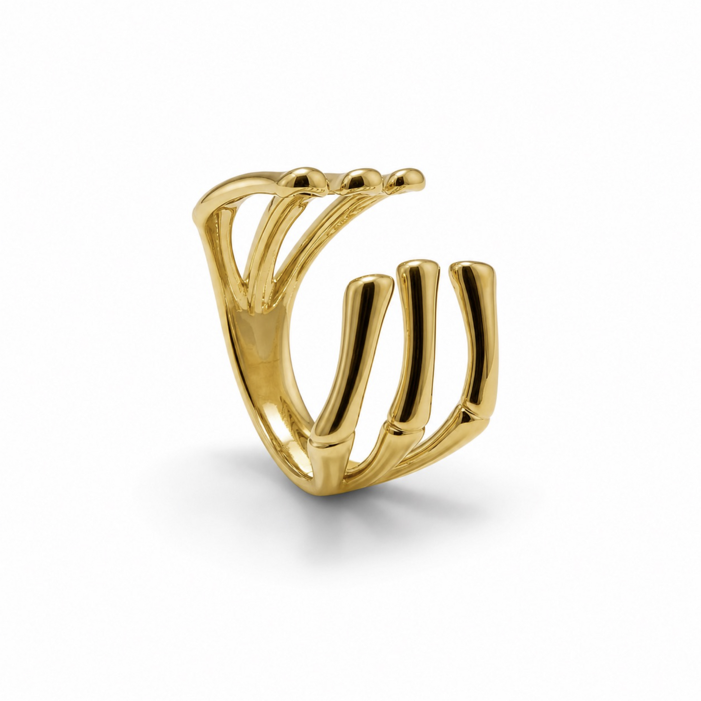 Aurelia Triple Band Statement Ring